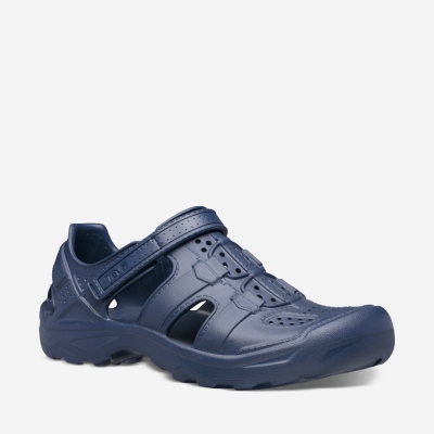 Teva Omnium Drift - Men's Teva Sandals - Navy | India (STVP78415)